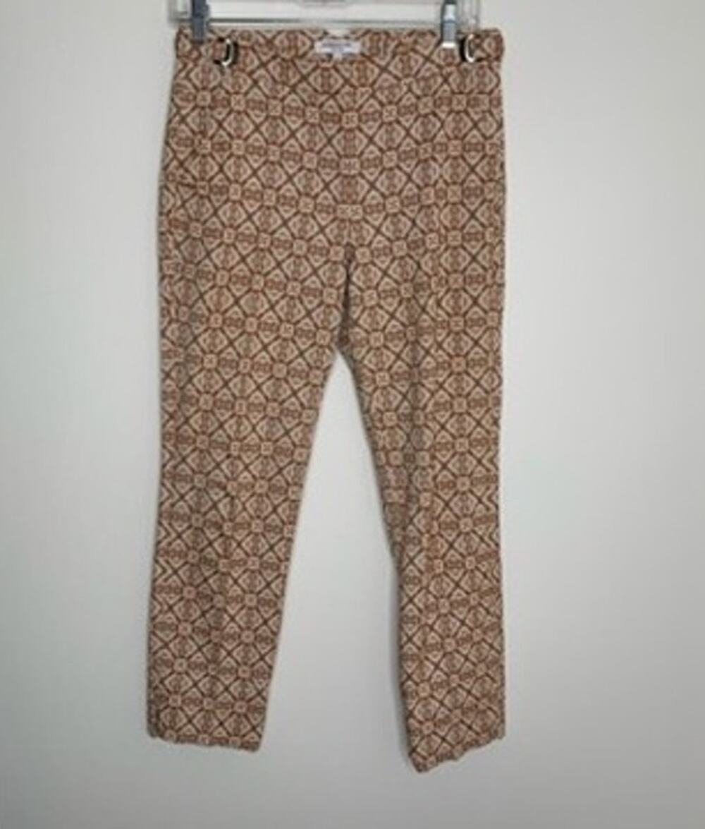 Emerson Fry New York Ankle Pants Geometric Print Womens Size 2